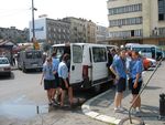 mitico furgoncino deluxe che ci accompagna a dritta e a manca di Beograd!